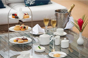 Crystal Cove By Elegant Hotels afternoon tea