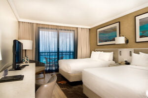 Hilton Barbados Resort bedroom suite