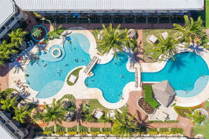 Fiesta Resort aerial view