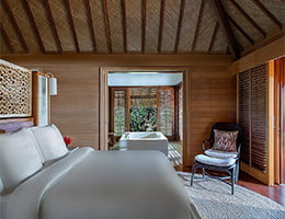 Four Seasons Resort Bora Bora bedroom suite