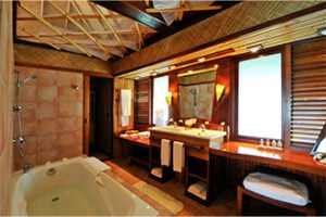 Intercontinental Bora Bora Le Moana Resort bathroom