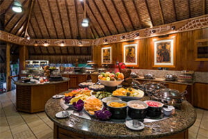 Intercontinental Bora Bora Le Moana Resort buffet