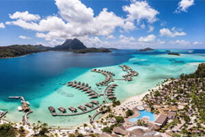 Le Bora Bora by Pearl Resorts aerial view