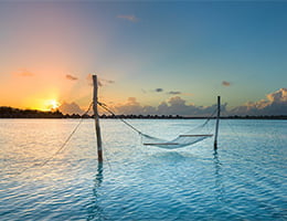 The St. Regis Bora Bora Resort overwater hammock