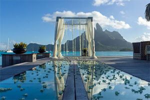 The St. Regis Bora Bora Resort wedding hall