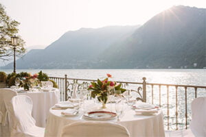 Hotel Villa Flori dine by the lake