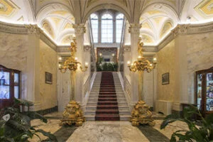 The Grand Hotel Villa Serbelloni central stairs