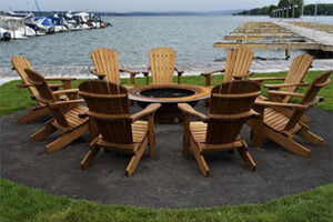 The Lake House On Canandaigua outdoor fire pit