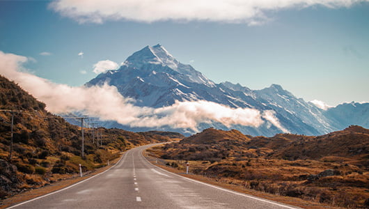 New Zealand scenic drive