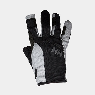 Helly Hansen Long-Finger Leather Sailing Gloves