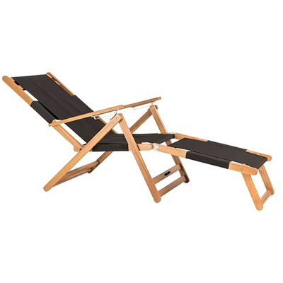 JR Home Patioflare Adjustable Wooden Lounge Chair